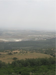 The Jezreel valley viewed from Mt Carmel